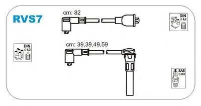 Комплект проводов зажигания JANMOR купить