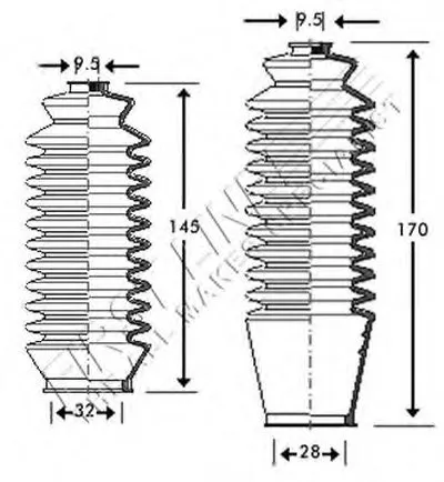 Пыльник, рулевое управление FIRST LINE купить