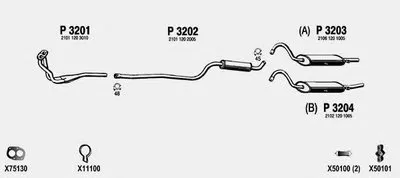 Система выпуска ОГ FENNO купить