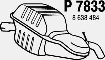 Глушитель выхлопных газов конечный FENNO купить