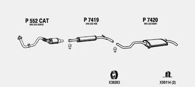 Система выпуска ОГ FENNO купить