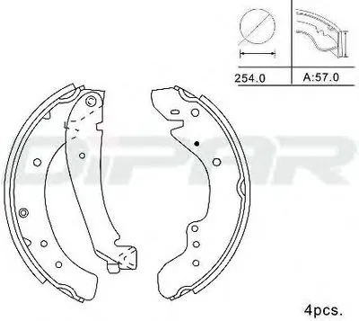 Комплект тормозных колодок DITAS купить