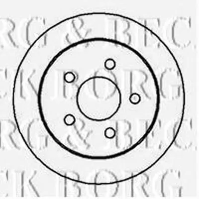 Тормозной диск BORG & BECK купить