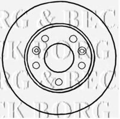 Тормозной диск BORG & BECK купить