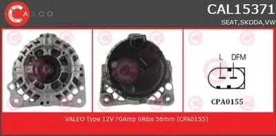 Генератор GENUINE SERIES CASCO купить