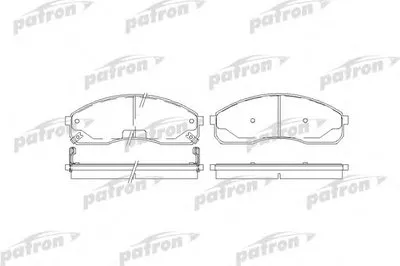 Комплект тормозных колодок, дисковый тормоз PATRON купить