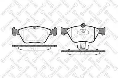 Комплект тормозных колодок, дисковый тормоз STELLOX купить