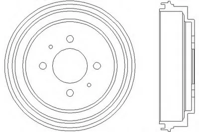 Тормозной барабан HELLA PAGID купить
