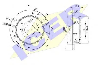 Тормозной диск ICER купить