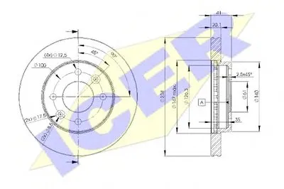 Тормозной диск ICER купить