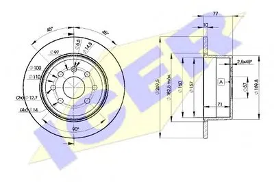 Тормозной диск ICER купить