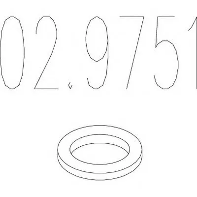 Уплотнительное кольцо, труба выхлопного газа MTS купить