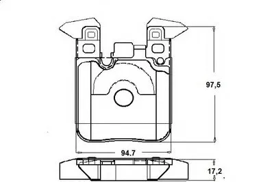Комплект тормозных колодок, дисковый тормоз E.T.F. купить
