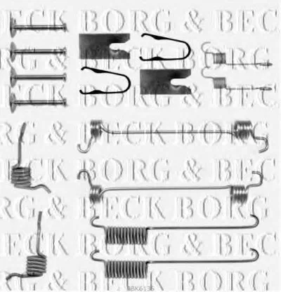 Комплектующие, колодки дискового тормоза BORG & BECK купить