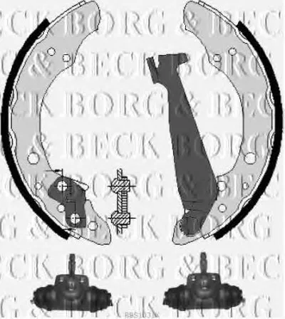 Комплект тормозных колодок BORG & BECK купить