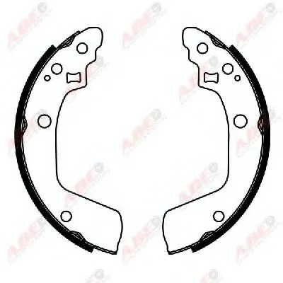 Комплект тормозных колодок ABE купить
