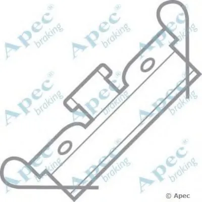 Комплектующие, тормозные колодки APEC braking купить