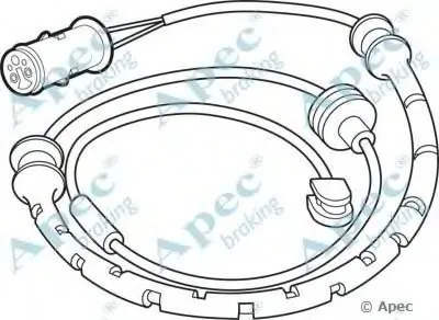 Указатель износа, накладка тормозной колодки APEC braking купить