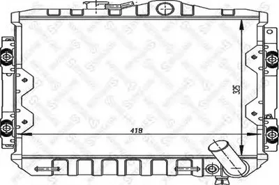 Радиатор, охлаждение двигателя STELLOX купить