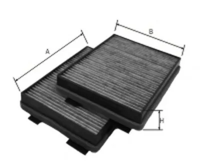 Фильтр, воздух во внутренном пространстве Cabin filter (Charcoal) for BMW/ALPINA GOODWILL купить