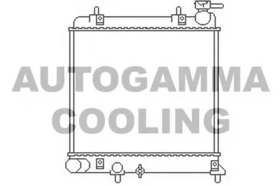 Радиатор, охлаждение двигателя AUTOGAMMA купить