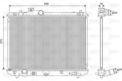 Радиатор, охлаждение двигателя VALEO купить