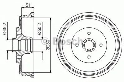 Тормозной барабан BOSCH купить