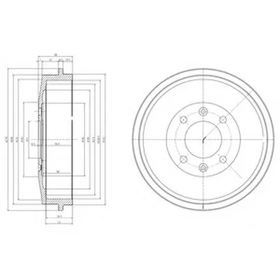 Тормозной барабан DELPHI купить