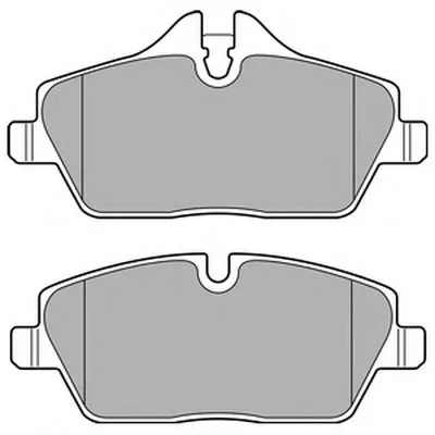 Комплект тормозных колодок, дисковый тормоз DELPHI купить