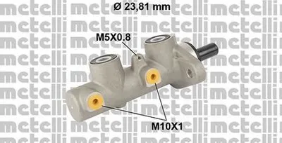 целиндер ручного тормоза METELLI купить