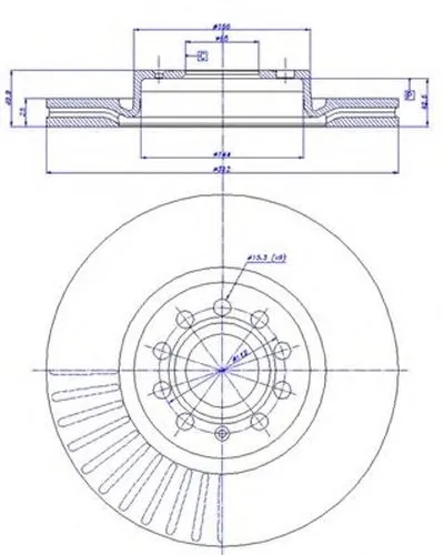 Тормозной диск HC CAR купить