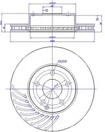 Тормозной диск HC CAR купить