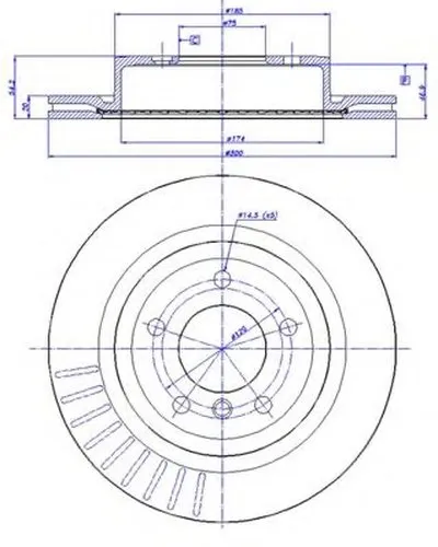Тормозной диск HC CAR купить