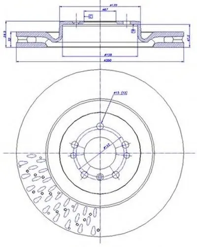 Тормозной диск HC CAR купить