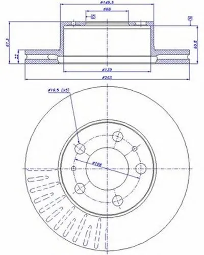 Тормозной диск CAR купить