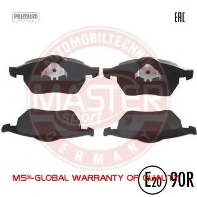 Комплект тормозных колодок, дисковый тормоз Anti-Noise MASTER-SPORT купить