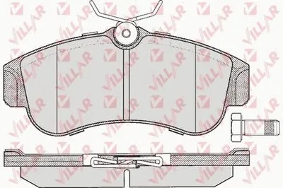 Комплект тормозных колодок, дисковый тормоз VILLAR купить