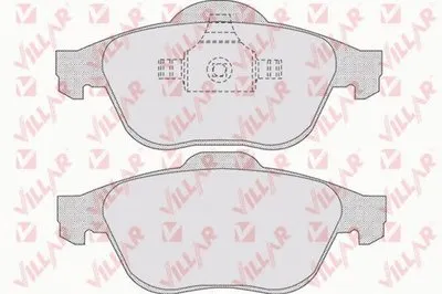 Комплект тормозных колодок, дисковый тормоз VILLAR купить