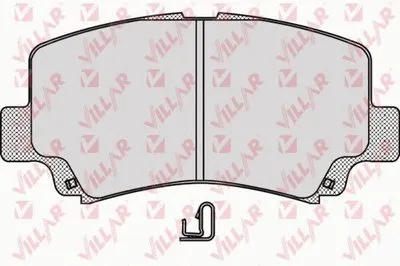 Комплект тормозных колодок, дисковый тормоз VILLAR купить