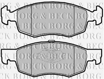 Комплект тормозных колодок, дисковый тормоз BORG & BECK купить