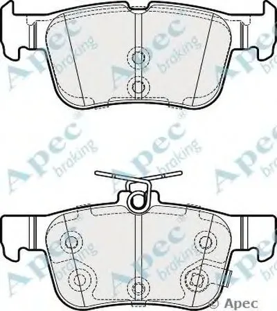Комплект тормозных колодок, дисковый тормоз APEC braking купить