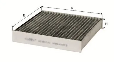 Фильтр, воздух во внутренном пространстве Cabin Filter (Charcoal) for SUZUKI/HONDA/FIAT GOODWILL купить