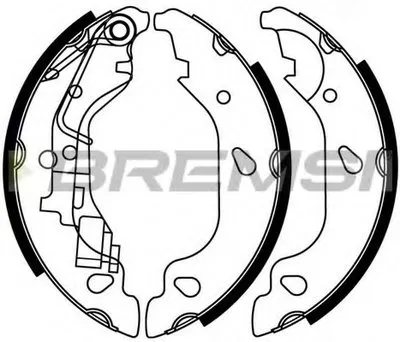 Комплект тормозных колодок BREMSI купить
