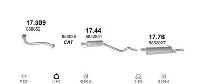 Система выпуска ОГ POLMO купить