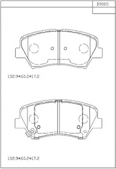 Комплект тормозных колодок, дисковый тормоз ASIMCO купить