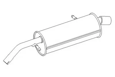 Глушитель выхлопных газов конечный KLARIUS купить