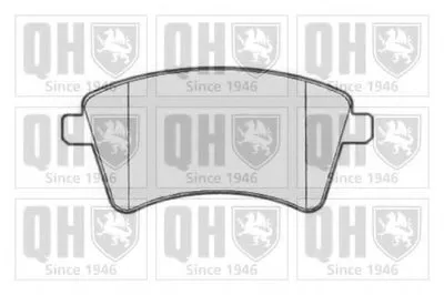 Комплект тормозных колодок, дисковый тормоз QUINTON HAZELL купить