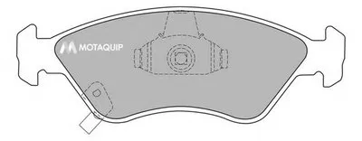 Комплект тормозных колодок, дисковый тормоз MOTAQUIP купить