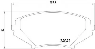 Комплект тормозных колодок, дисковый тормоз HELLA купить
