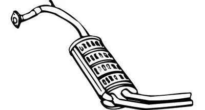 Глушитель выхлопных газов конечный WALKER купить